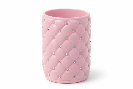 Pink Makeup Brush Holder/Pen Holder