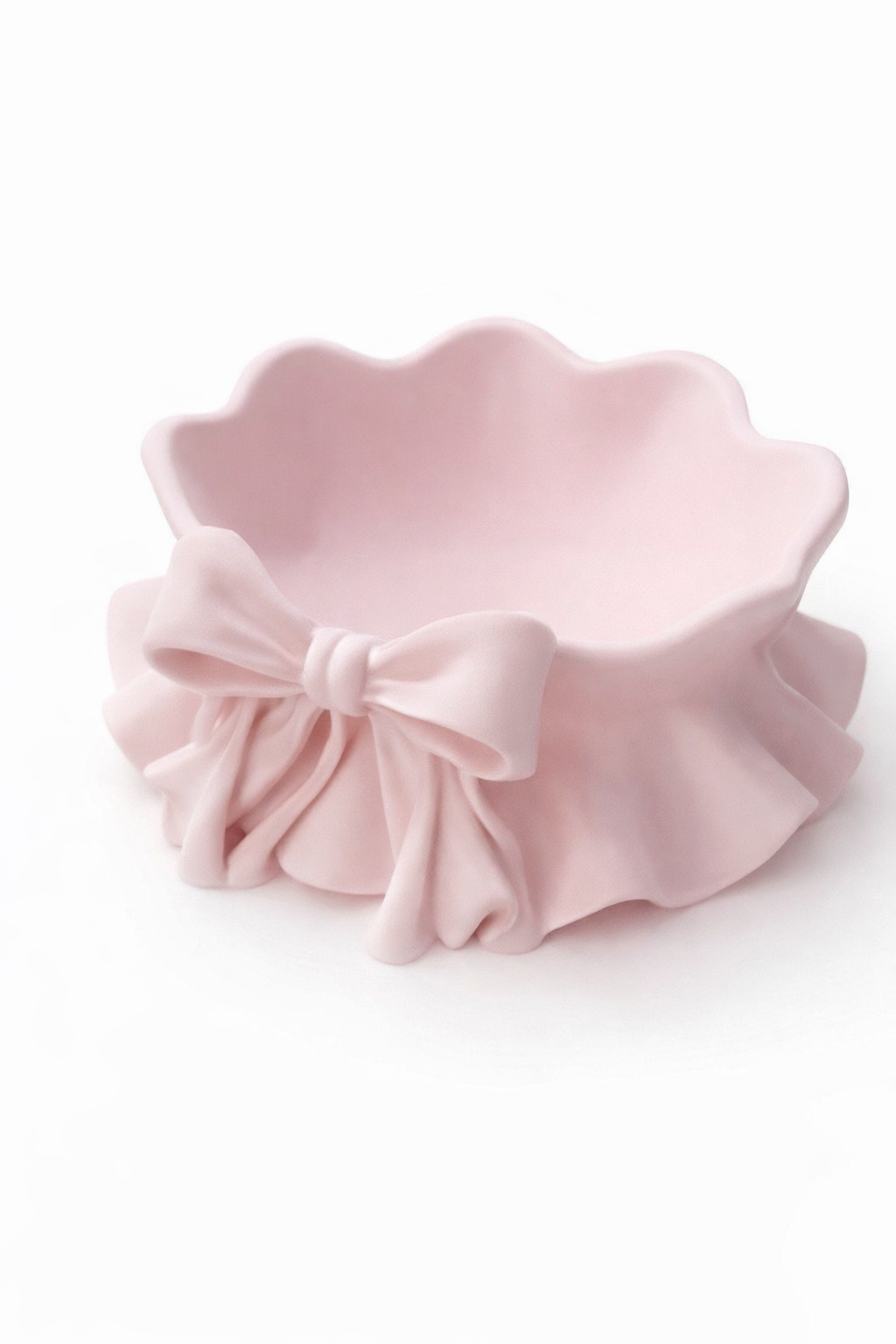 Soft Pink Ribbon Bowl